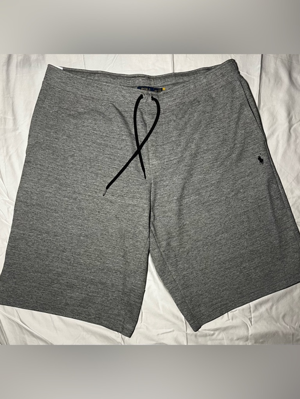 Men’s Polo Ralph Lauren Gray Heather Drawstring Knit Shorts 2XL Tall